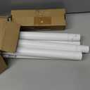 BigFoot Clear Shower Curtain Liner - 72x72 Odorless Plastic with Magnets, Washable Long Bathroom Curtain - Premium PEVA Waterproof Bath Shower