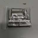 uxcell 10pcs Stainless Steel Spacer 1/4" Bore x 3/8" OD x 1" Length Screw Standoff Bushing Plain Finish Round Metal Spacer for 1/4 Screws Bolts and Rods