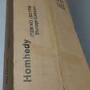 Homhedy 67" H Tall Bathroom Storage Cabinet with 2 Barn Doors and 1 Drawer, Narrow Storage Unit, Adjustable Shelves, Floor Cabinet for Bathroom, Living Room, Entryway, Kitchen, White, (15.7" W)