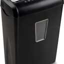 Aurora High-Security 8-Sheet Micro-Cut Paper Credit Card Shredder Black
