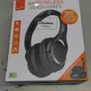 iLive Electronics Radio Frequency Wireless Headphones with Transmitter/Charging Dock, Black (IAHRF79B)