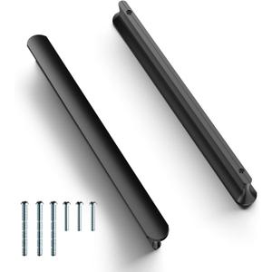 Cobbe 10 Pack Black Cabinet Handles 5 inch(128mm) Hole Centers Cabinet Pulls Kitchen Cabinet Handles Matte Black Drawer Pulls Kitchen Cabinet Hardware