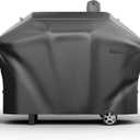 Pellet Grill Cover for Camp Chef Smoker, Cover Upgraded Full-Length Heavy Duty Waterproof Anti-UV Cover for Woodwind Pro 24 PG24SE PG2424SGB SmokePro DLX 24 PG24MZG PG24WWSB, for Weber Searwood 600