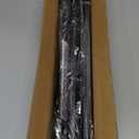 Shower Curtain Rod Adjustable 43-78 inch, 1"Diameter Spring Tension Curtain Rod No Drill, Anti-Rust Non-Slip Shower Rod, Black Shower Curtain Rod for Bathroom Tension