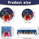 Among Party Supplies 41Pack include 20 plates, 20 napkins 1 tablecloth for Among birthday party Decoration
