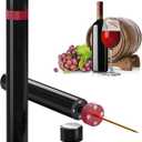 Mini Wine Opener | Travel Portable Pocket Air Pressure Pump Wine Bottle Opener | Assemblable Design Corkscrew 7S Quick Bottle Opening | for Home, Restaurant, Party,Wine Lovers (Red)