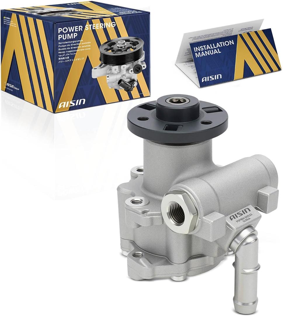 AISIN AFTERMARKET PSPBM-00523 Power Steering Pump - Compatible with BMW 335i 2007-2013, 335is 2011-2013, 335xi 2007-2008, X1 2013-2015, 135i 2008-2013, 135is 2013 - L6 3.0L