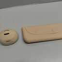 Silicone Makeup Brush Holder And Beauty Sponge Case, Travel Makeup Brush Case With Magnetic Closure, Makeup Sponge Holder 2 In 1 Stand Storage For Quick Drying Khaki