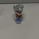 Solar Dog Outdoor Statues Figurine for Garden Decorations, Whimsical Outside Decor with Guitar Clearance for Patio Balcony Yard Lawn Ornament,Unique Garden Birthday Gifts Statues for Mom Women (Black)