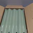 Kesfitt Raised Garden Bed, 6x3x1 FT Galvanized Steel Metal Raised Garden Bed, Oval Open-Bottom Design, 12-Inch Deep for Outdoor Vegetable & Herb Gardening, Fruit Green