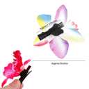 10 Pcs Bohemian Flowers Hair Clip, Multicolored Women Big Chiffon Orchid Flower Hairpin Hawaiian Alligator Clips for Bridal Wedding Accessory Beach Party Wedding,Hair Barrette Accessories