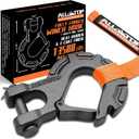 ALL-TOP Forged Steel Winch Hook, 5/16in 6Ton 13500Lbs, Extreme Hook for Winch Cable Ropes, Forged Steel & E-Coated Finish, Rhino Gray (For ATV/UTV)