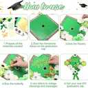 Wavwavw 62 Pcs DIY Graduation Cap Decorations Kit Include Faux Flowers 3D Butterfly Bow Self Adhesive Rhinestones and Alphabet Letter Stickers for 2026 Grad Cap Topper Decor Graduation Party(Green)