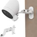 Metal Wall Mount Compatible with SimpliSafe Outdoor Camera Series 2 Screw Mount Anti-Drop, Adjustment Swivel Mount Bracket , Provide Better Viewing Angles (Camera Not Included) (2)