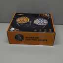 Auxbeam V-Ultra Series 5" 172W Side Shooter Offroad Fog Lights, Amber DRL Function 3 Modes, 270 Degree Wider Range, 20400LM Round LED Pods Light Bar with Protective Covers, Pair