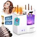2026 Upgrade 3 IN 1 Electric Makeup Brush CleanerIndustry NO.1-12x Cleaning PowerMakeup Brush Cleaner MachinePerfect Design - Suitable for All Brush Dryer Cleaner for Makeup Brush Set