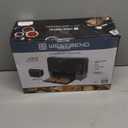 West Bend QuikServe Toaster, 2-Slice Wide-Slot Slide-Through Bread Toaster with Bagel and Gluten-Free Settings and Cool-Touch Exterior Fast Toasting, Includes Removable Serving Tray, 1400-Watts, Black