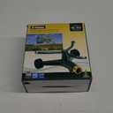 Melnor Metal Revolving Sprinkler; 3-Arm Rotary with Wheeled Base , Green , 45' - 7000