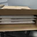 2x2 FT Edge-Lit Frame LED Panel Lights,5CCT Selectable 3000K-6500K, 2600/3900/5200LM,20W/30W/40W Switch, Grid Drop Ceiling Lights,0-10V Dimmable,Damp Rated,100-277V,ETL Listed (2 X 2 EDGE - 6 PACK)