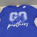 Go Cheer Panthers School Sports Name Spirit Back to School T-Shirt  Large