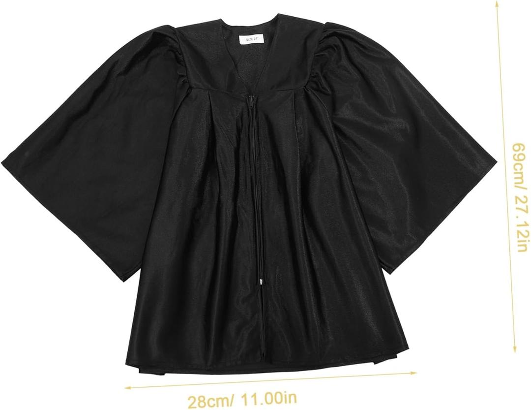 Gown for Graduation Graduation Gown Black Size: 3'6" x 3'8"