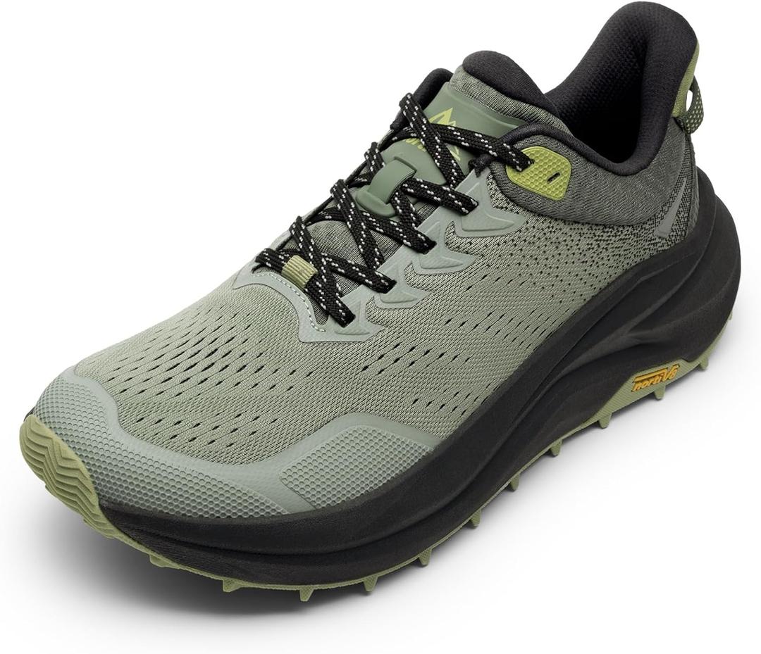 NORTIV 8 Men's Wide Toe Box Trail Running Shoes Cushion Walking Barefoot Tennis Workout Gym Cross Training Shoe Fashion Sneakers Whitney (10, Light Green)