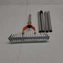 Thatch Rake, 77 Inch Dethatcher Rake Heavy Duty, Efficient Steel Metal Dethatching for Lawn Dead Grass