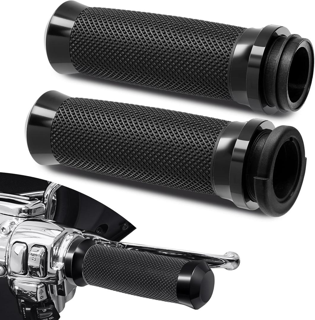 Amazicha 1inch Handlebar Grips, Electronic Throttle Control Hand Grips Fit for Harley FXDLS 2016-2017, Softail 2016-2024, FLSTSE 2011-2012, FLSTNSE14-15, FXSBSE 2013-2014 and Trike
