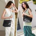 VONAL Hobo Crossbody Bags for Women, Vegan Leather Purses Shoulder Handbags for women PU leather Tote Bags Everyday Purse