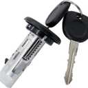 HiSport Ignition Lock Cylinder Switch US-312L W/2 Keys Replacement for Chevy Silverado Avalanche Tahoe Suburban GMC Sierra Buick Hummer Bravada Pontiac 1999-2007