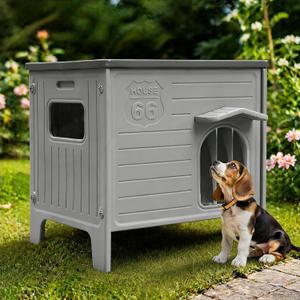 Dog House Outdoor Indoor for Small Medium Dogs 55.5×17×70cm