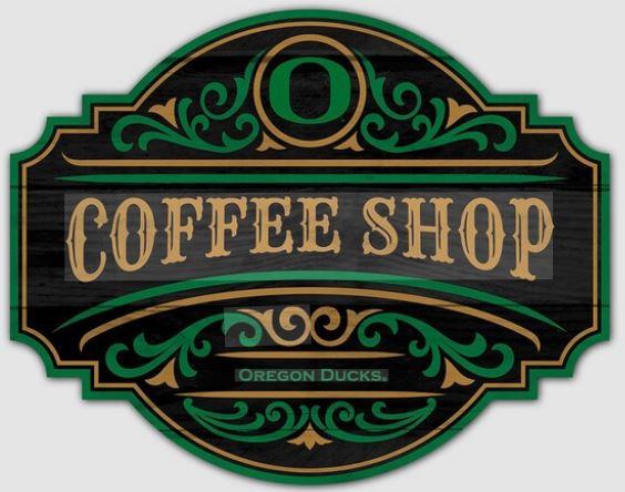 Oregon Ducks Coffee Shop Sign - 24"