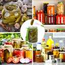 2 Pack Pickle Fork Pickle Grabber Tool-Pickle Picker for the jar Green, 6.7x2.9x1.2 inch, ZL113