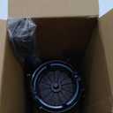 MR.SIGA Toilet Bowl Brush and Holder, Premium Quality, with Solid Handle and Durable Bristles for Bathroom Cleaning, Black, 1 Pack (One Size)