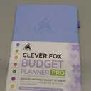 Clever Fox Budget Planner Pro - Financial Organizer + Cash Envelope Budget System. Monthly Finance Journal, Expense Tracker & Personal Account Book. Undated - Start Anytime. (7''x10'')  Periwinkle (Smaller Than A4 (7x10''))