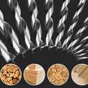 Metric Brad Point Wood Drill Bit Set, 12Pcs Drill Bit Set with Double Flutes Design for Carpenter Woodworking and All Types of Wood (3mm - 12mm)