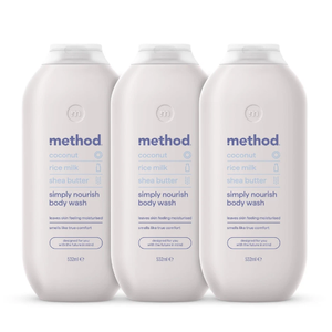 Method Body Wash, Simply Nourish, Paraben and Phthalate Free, 28 oz & Body Wash, Pure Peace, Paraben and Phthalate Free, 28 oz