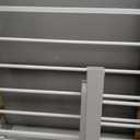 Regalo Safety 29-49" Easy Step Extra Wide Baby Gate for Doorways & Bottom of Stairs, Pressure Mounted Safety Gate with Door for Babies, Toddlers & Pets, White