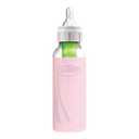 2 x Dr. Brown's Options+ Narrow Glass Bottle Sleeve, 100% Silicone, Pink, BPA-Free, 8 oz, 1-Pack