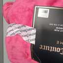 Juicy Couture Hot Pink Solid Rabbit Mink Faux Fur Throw Blanket - 50"X70" - Plush Faux Fur Blanket for Sofa or Bed