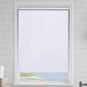 Cordless Roller Shades Blackout Blinds for Windows Room Darkening Rolled Up Shades with Spring System, UV Protection Window Shades Door Blinds for Home and Office (20" W x 72" H, White)