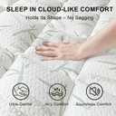 4 Inch Mattress Topper Full Size Memory Foam Bamboo Pillow Top Back Pain