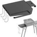 Griddle Side Shelf for Blackstone 17" and 22" Griddle Stand 5013, Griddle Table for Blackstone Griddle Stand with Sideshelf, Tool Hooks, Paper Towel Holder, Fit for 17 22 Inch Propane Table Top
