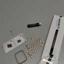 SUPOIX Compatible with Apple Watch Band S11 S10 46mm + Case, Women Jewelry Bling Diamond Metal Strap & 2P Cover Cases for iWatch Series 11/10(Champagne Gold,46mm)