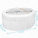 1 Set Birth Pool with Liner Including 1 Inflatable Home Birthing Pool 1 Liner Birthing Tub White Water Birth Tub for Labor Expectant Mothers Doula Midwife Supplies 65 L x 55 W x 26 H