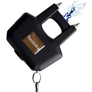 RECOLORFINE Stun Gun with Safety Switch for Men for Women Self Defense,Rechargeable Stun Guns