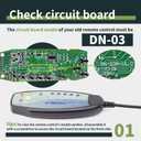 8 Female Pin Hand Remote Control for Massage Power Lift Recliner Chair. DN-03 Heat & Vibration Controller for Chair with Extension Connection Cord 12VDC 30 inch Length