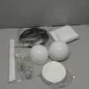 [Timer] Light Up Halloween Ghost Decorations, Set of 2 DIY Spooky Ghosts Crafts, Scary Ghost for Halloween Decor Indoor Home Mantel Shelf & Tabletop Decor