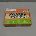 Toy Gun with 50 Foam Bullets, Soft Bullet Toy Guns with Shell Ejecting, Toy Foam Blasters & Guns for Boys, Gifts for Christmas Birthday Kids Adults Age 8+ Black