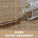 SUROQUE Door Mat Indoor Entrance Rug, Ultra Non-Slip Rubber Backing, Dirt Resistant and Absorbent, Washable Floor Door Mats Indoor, Low-Profile Entryway Mat for Home, Khaki, 29" x 17"